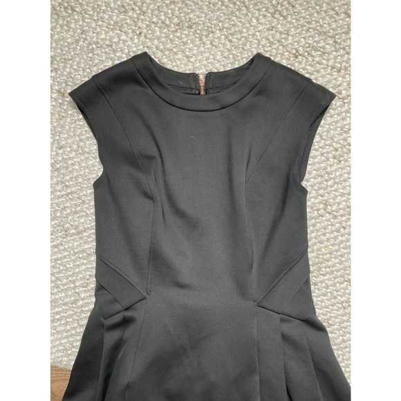 Ted Baker Fit & Flare Black Dress - Picture 2 of 6